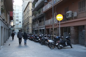 El carrer de Sanjoanistes. Fotografia de Pau Farràs