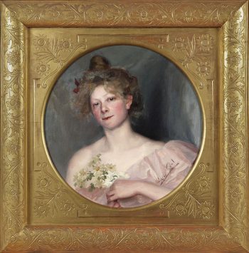 Lluïsa Vidal, Damisel·la, Paris 1902. Museu Nacional d'Art de Catalunya (MNAC)