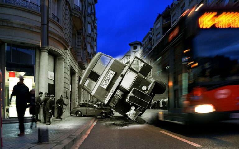 L’autobús de dos pisos del carrer Balmes
