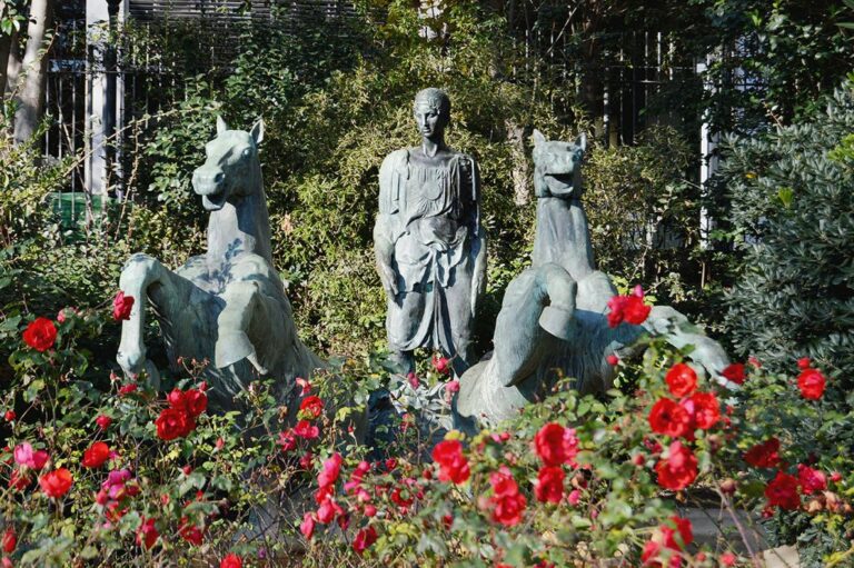 La quadriga d’Hèlios. La Font de l’Aurora