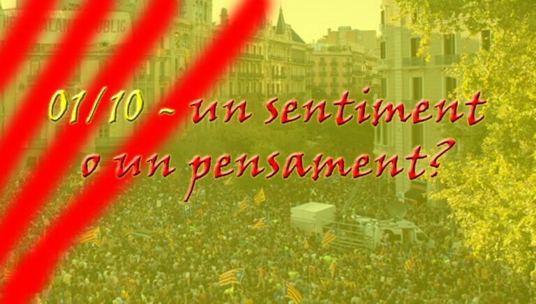 01/10 un sentiment o un pensament?