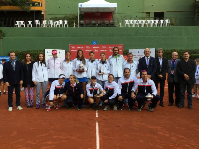 El CT Barcino revalida el títol de campió d’Espanya per equips femenins de tennis