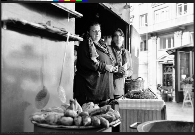 Eva i Sandra, les castanyeres de Sant Gervasi