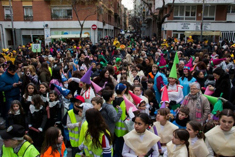 El rei Carnestoltes visita Sant Gervasi