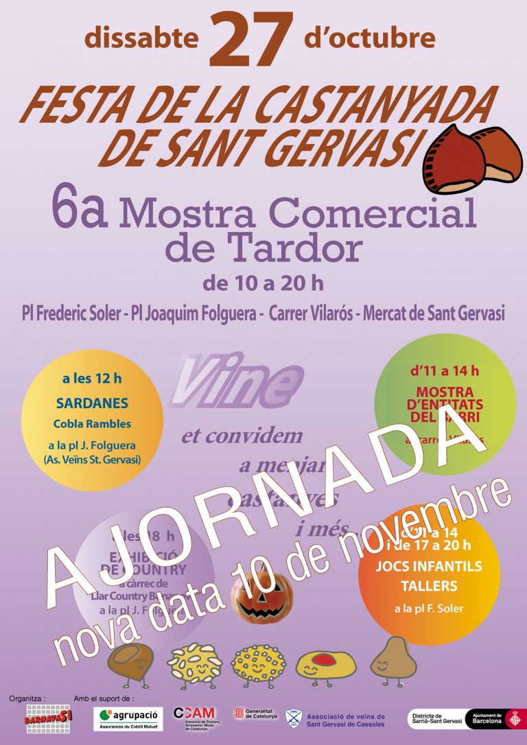 Suspesa la 6a Mostra de Comerç de Tardor
