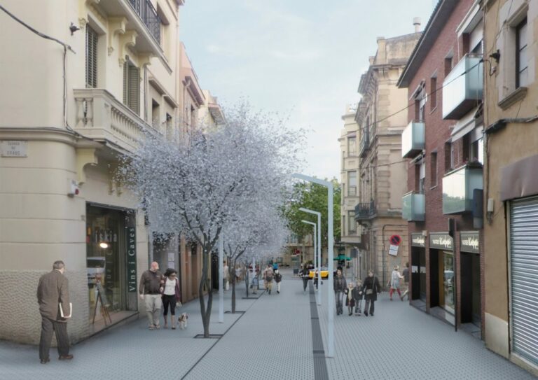 Inici d’un nou tram d’obres en la reurbanització del carrer Major de Sarrià
