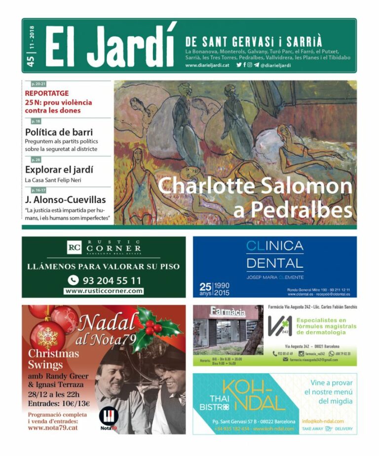 El Jardi 45, novembre