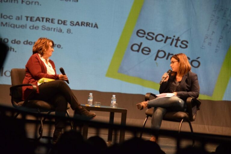 Laura Masvidal presenta Escrits de presó al Teatre de Sarrià