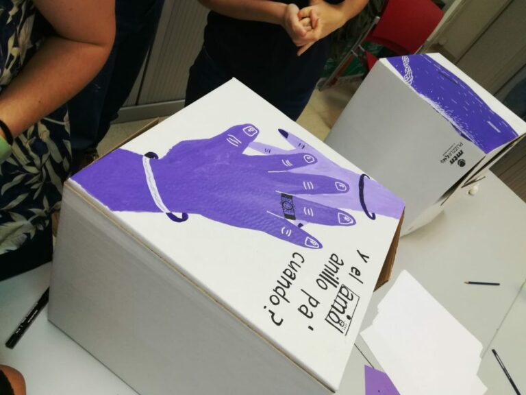 La comissió feminista de Casa Sagnier vol ser un punt de referència al districte