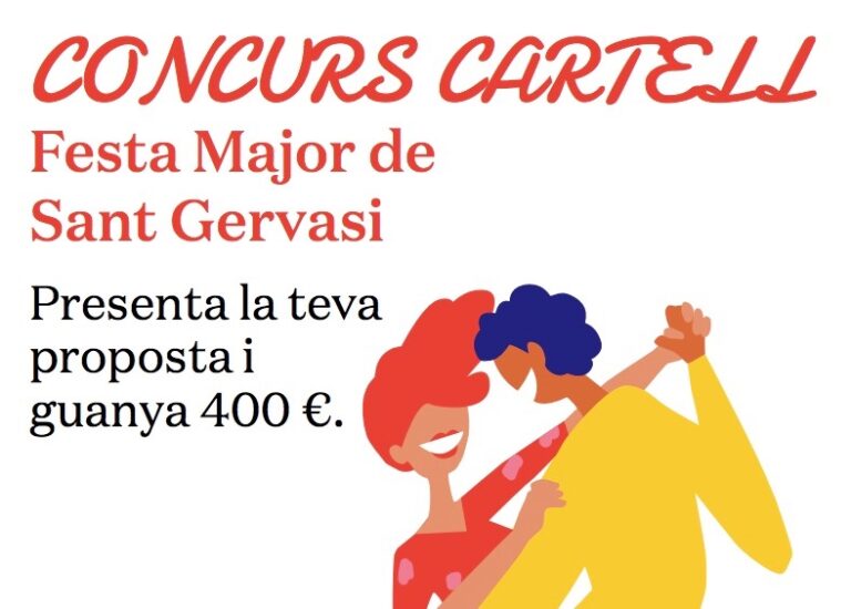 Es busca cartell per a la Festa Major de Sant Gervasi 2019