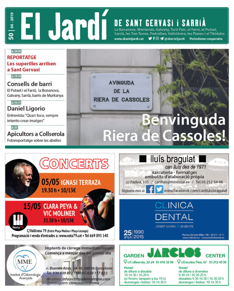 El Jardí núm 50, abril 2019 El Jardí núm 50, abril 2019
