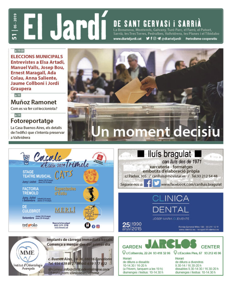 El Jardí núm 51, maig 2019