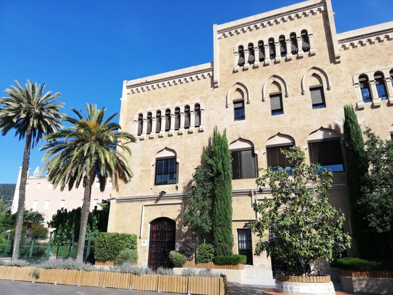 Els jardins del col·legi Sagrat Cor de Sarrià