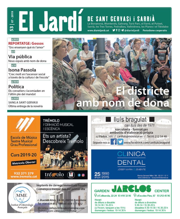 El Jardí núm 53, juliol 2019
