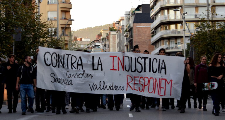 9 anys de lluita al carrer del moviment popular juvenil de Cassoles