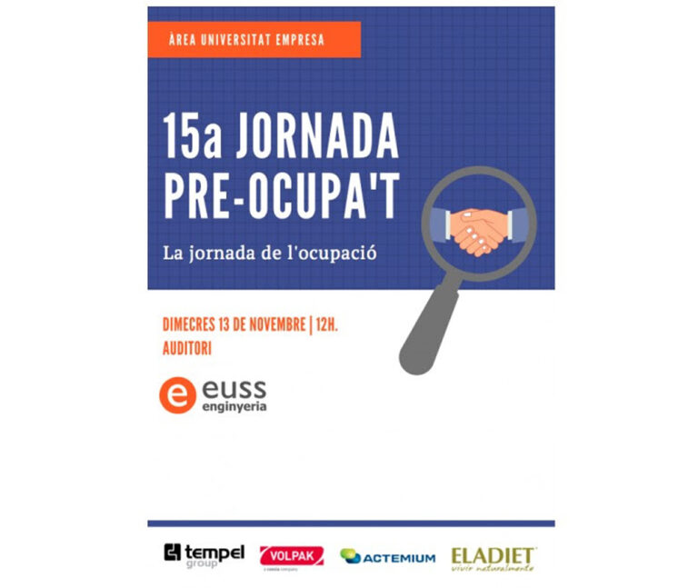 15a edició del Pre-Ocupa’t a l’Escola Universitària Salesiana de Sarrià