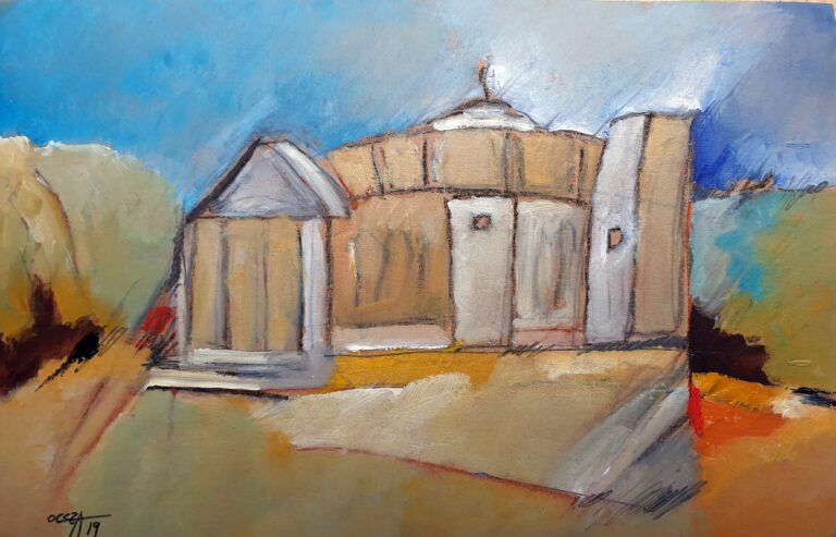 Una església rodona a la plaça Sant Gregori Taumaturg