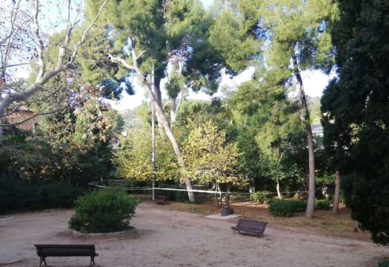 Els jardins del palauet de Can Ponsic