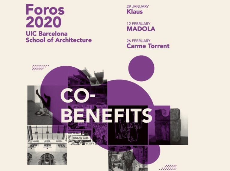 La UIC estrena a finals de gener un nou cicle Foros sobre arquitectura