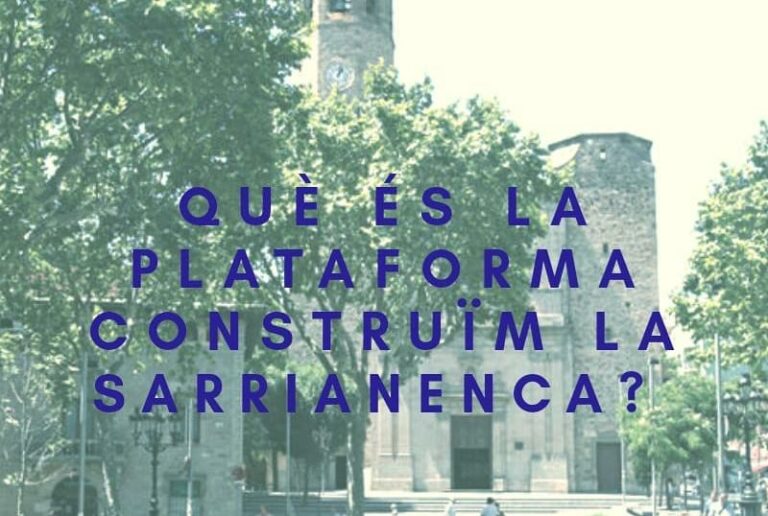 Les associacions de cultura popular i de lleure de Sarrià busquen un espai comú