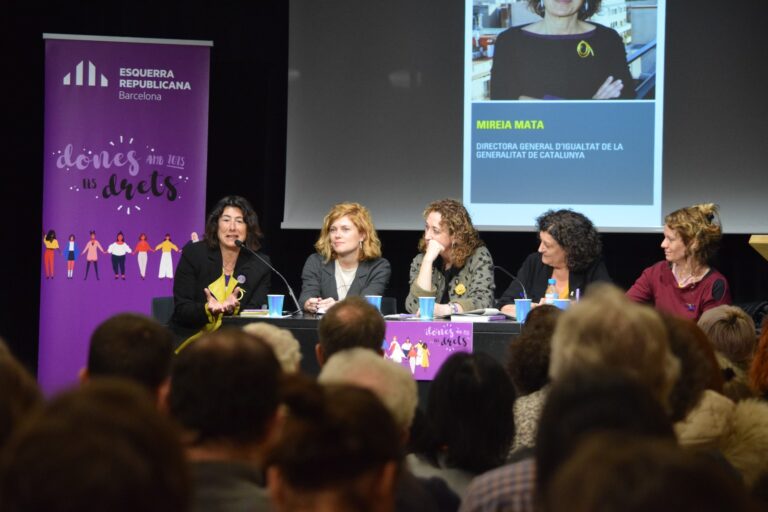 ERC reivindica el feminisme i la sororitat com a resposta a la repressió