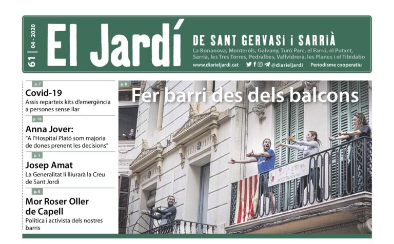 Editorial 61: Fer barri des dels balcons