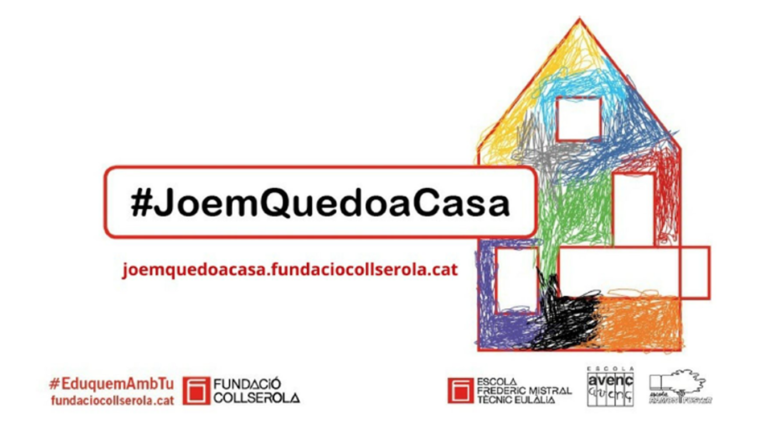 Les escoles de la Fundació Collserola treballen per acompanyar alumnat i famílies durant el confinament