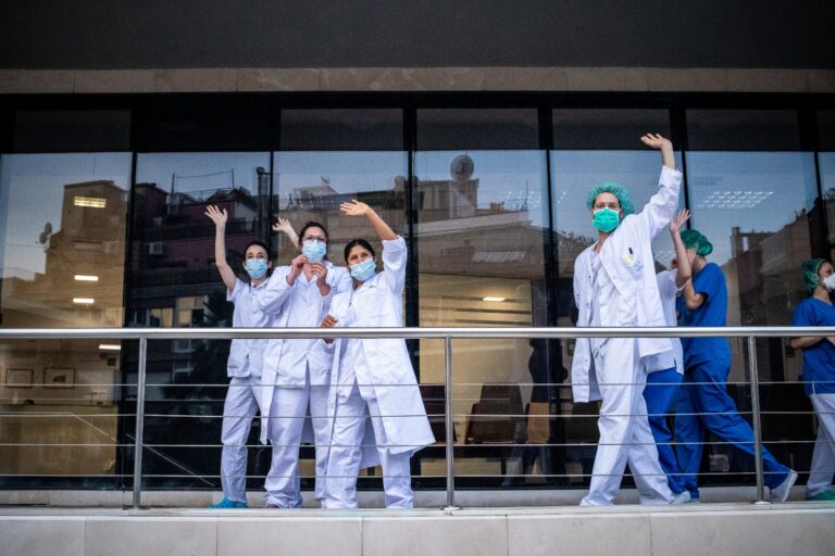 La lluita contra la covid-19 a l’Hospital Plató