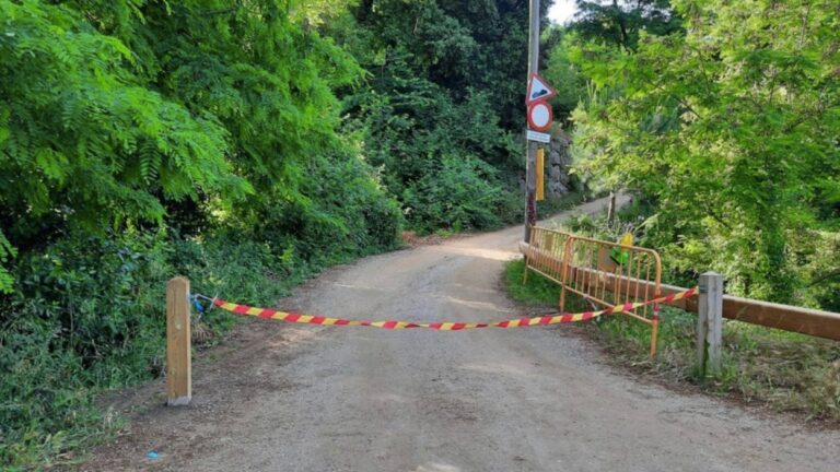 El camí de la Llenega es tanca als vehicles de motor