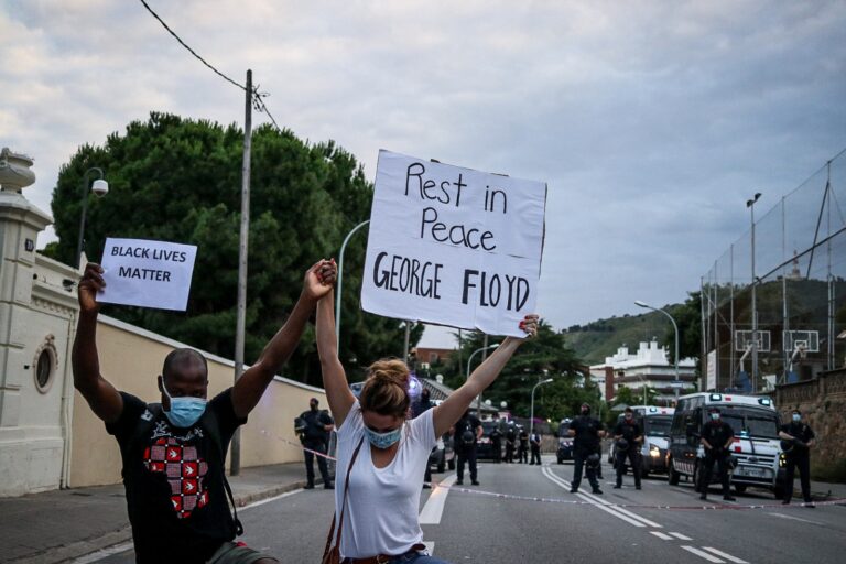 Els colors de la pell (homenatge a George Floyd)