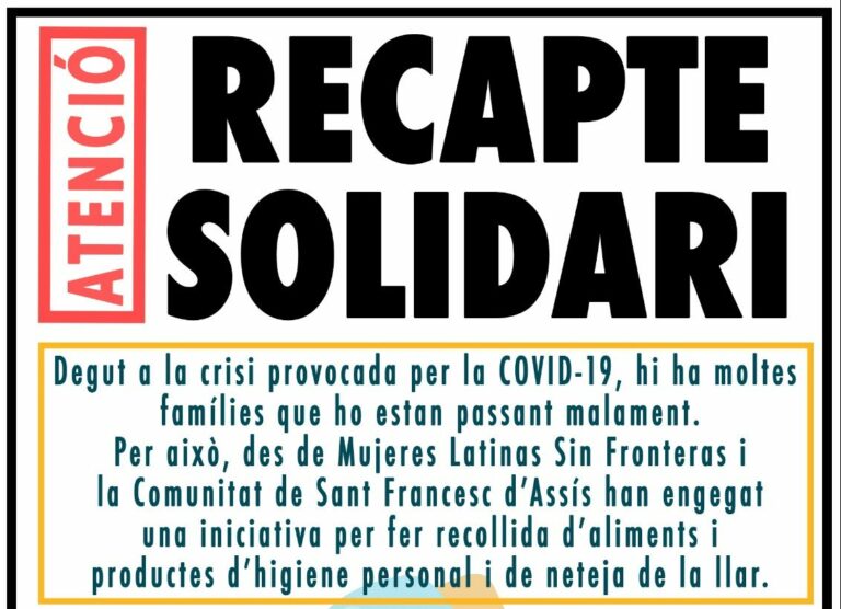 Neix al Farró una iniciativa de recapte solidari per ajudar famílies a superar la crisi de la covid-19