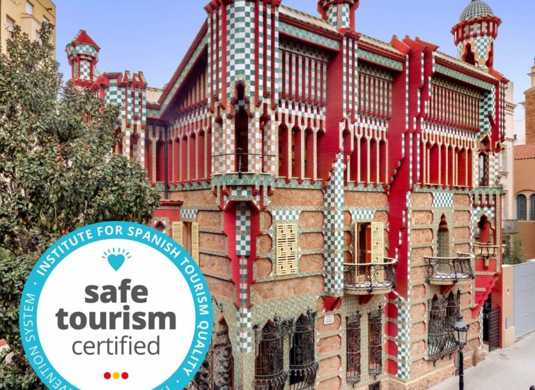 Casa Vicens es converteix en el primer museu de Barcelona a obtenir el segell Safe Tourism Certified