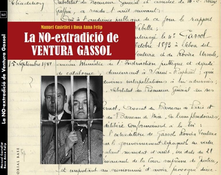 Ventura Gassol a l’exili a ‘La NO-extradició de Ventura Gassol’