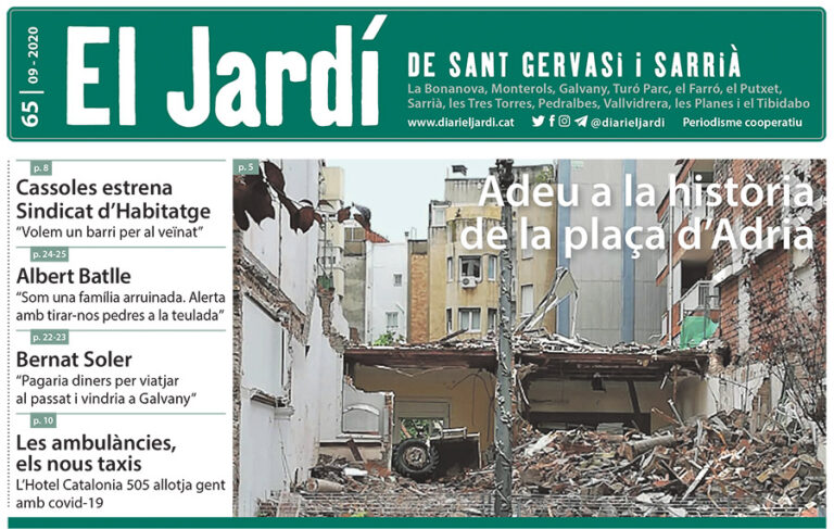 El Jardí 65, setembre 2020