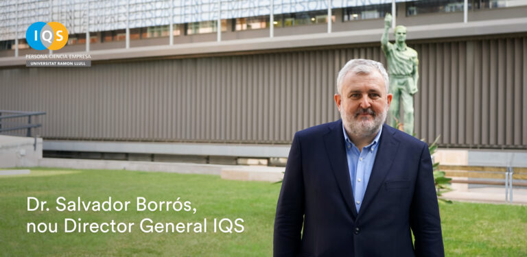 Salvador Borrós, nou Director General de l’Institut Químic de Sarrià (IQS)