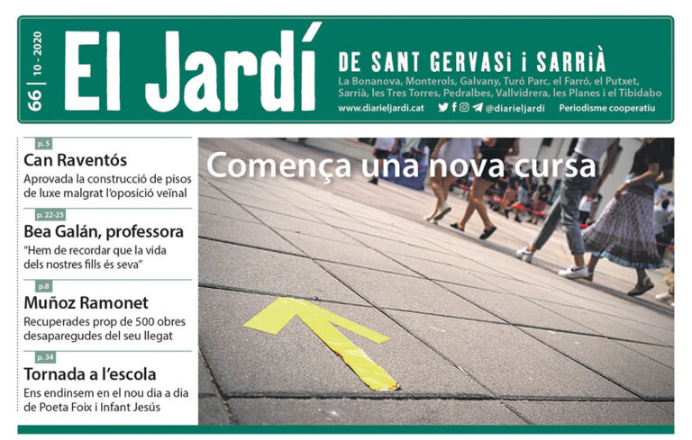 El Jardí 66, octubre 2020