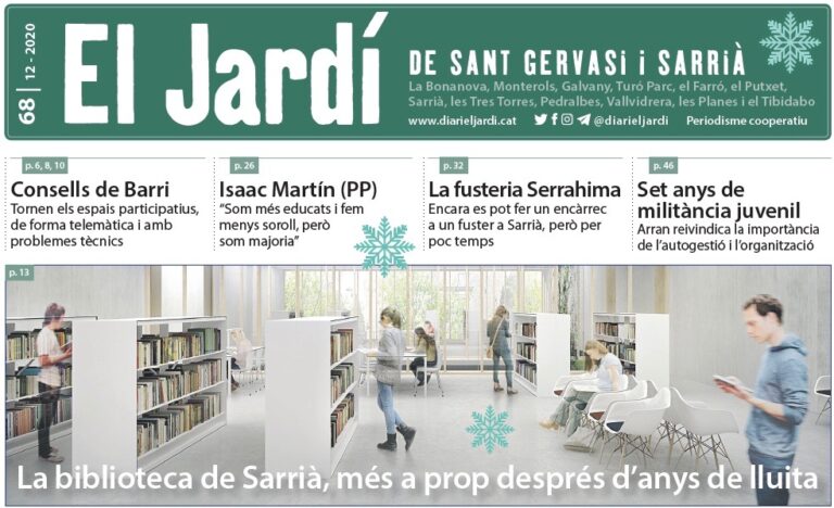 Editorial 68: La biblioteca, més a prop després d’anys de lluita a Sarrià