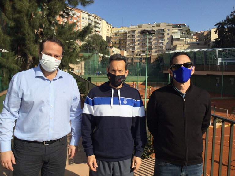 Lluís López (Vocal), Jordi Arrese i Sergio Matute (Vicepresident Esportiu)
