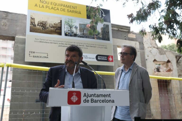Comencen, per fi, les obres de la biblioteca de Sarrià
