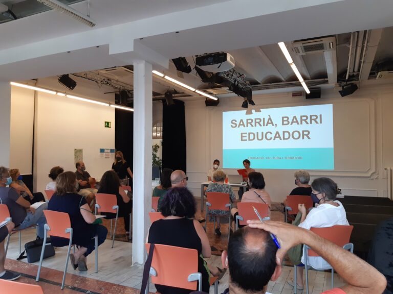 ‘Sarrià, barri educador’, un nou projecte per connectar el sistema educatiu i cultural del territori