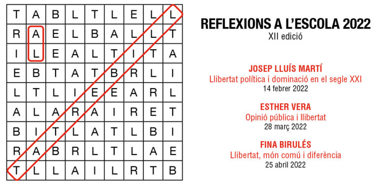La Fundació Collserola reflexiona sobre el concepte de ‘la llibertat’