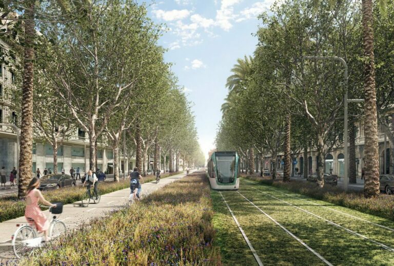 La unió del tramvia per la Diagonal, una mica més a prop però sense data