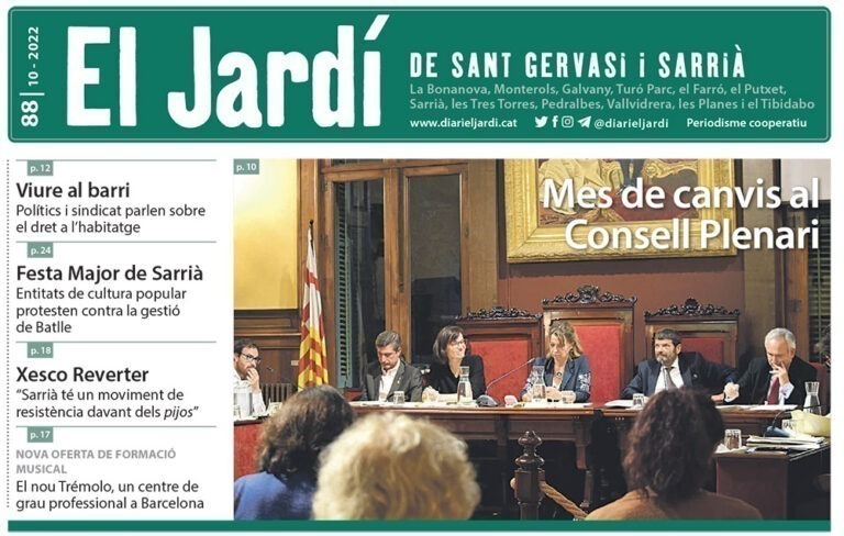 El Jardí 88, octubre 2022