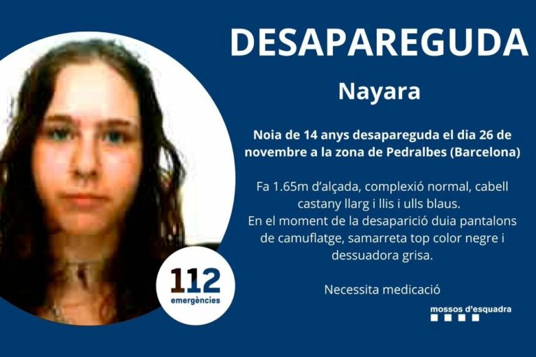 Busquen una menor d’edat desapareguda a Pedralbes fa cinc dies