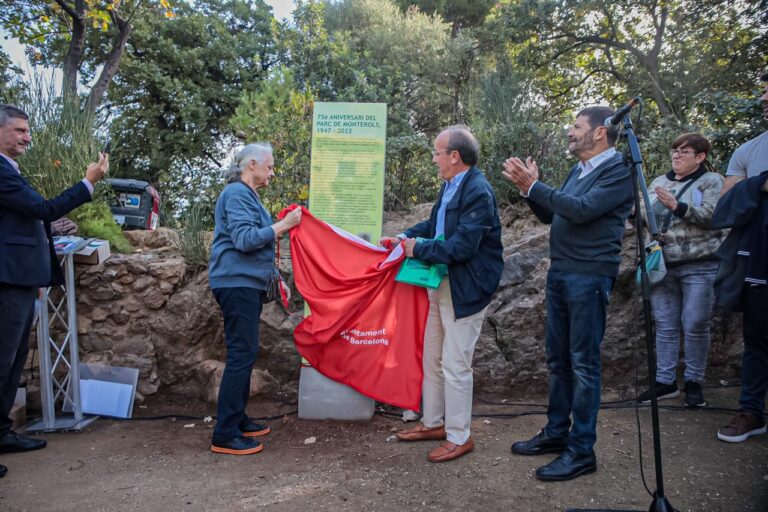 Sant Gervasi celebra 75 anys del Parc de Monterols demanant reconeixement per a Manuela Gil Llopart