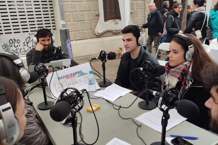 Ràdio Farró surt al carrer amb alumnes de l’Escola Concepcionistes de Barcelona