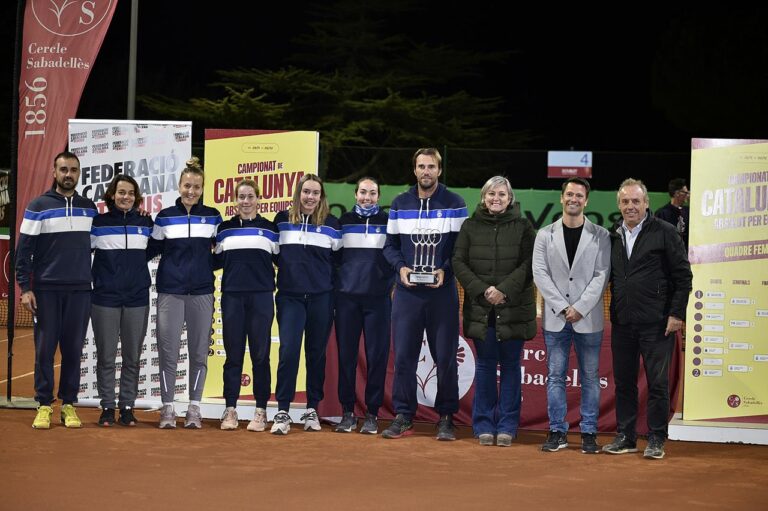El Club Tennis Barcino guanya el Campionat de Catalunya Absolut per Equips