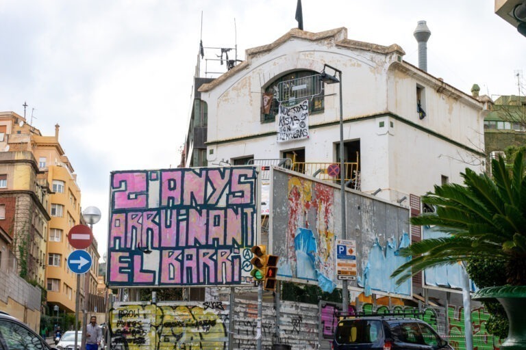 El desallotjament de la Ruïna a la Bonanova ja té data: 30 de novembre