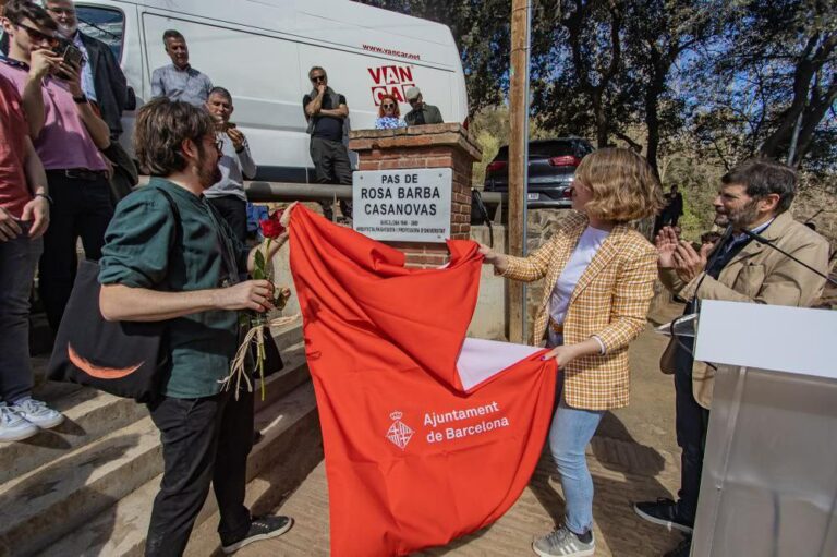Rosa Barba Casanovas ja té un espai al seu nom a Collserola