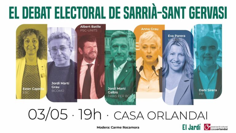 Debat de les eleccions municipals a Sarrià-Sant Gervasi